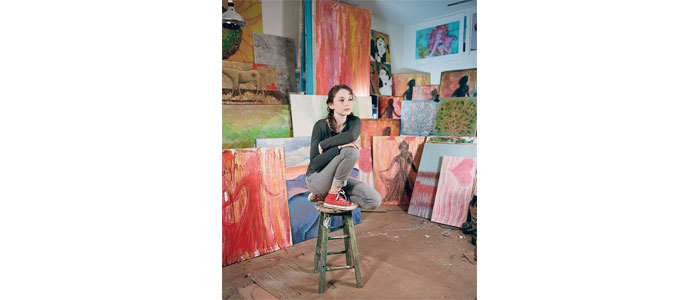 Meet art prodigy Autumn de Forest, 14, who has sold $7m of paintings