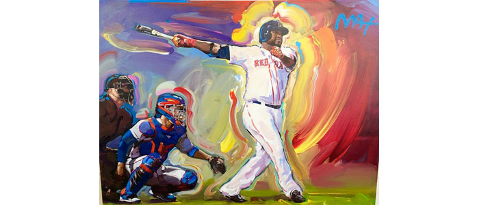 Here’s The Cool Painting David Ortiz Received In Red Sox’s Pregame Ceremony