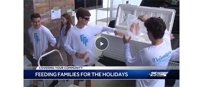 RELEVANT SECURES WPBF IN SUPPORT OF FILLET FOR FRIENDS HOLIDAY DONATION