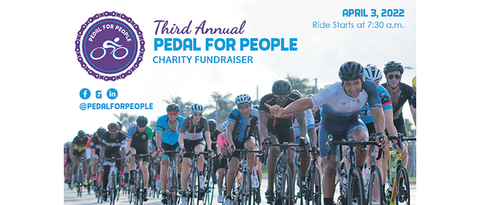 RELEVANT COMMUNICATIONS IS PROUD TO BE AN EVENT SPONSOR FOR THE 3RD ANNUAL PEDAL FOR PEOPLE EVENT: AND DELIVERS SIGNIFICANT PRESS