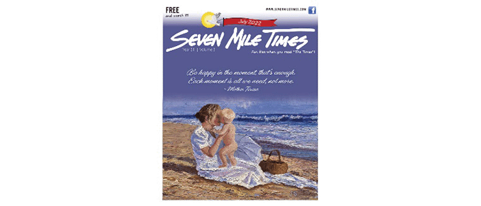 RELEVANT SECURES COVER OF SEVEN MILE TIMES MAGAZINE IN SUPPORT OF JANE SEYMOUR ART EXHIBITION