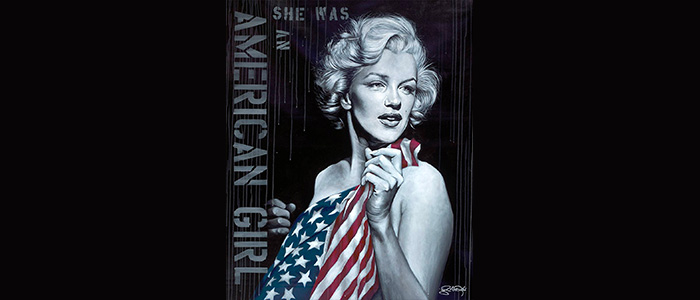 Marilyn Monroe And Top Rock Musician Fine Art Portraits Created By John Douglas of Aerosmith Debut